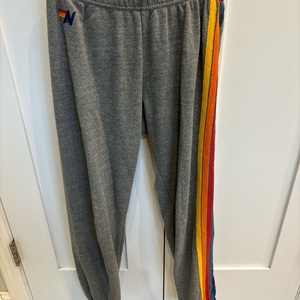 Aviator Nation gray cuffed sweatpants